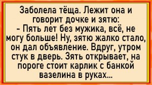 Как зять решил тёщу исцелить! Сборник свежих анекдотов!