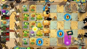 Зомби VS растений играю в новую мини игру