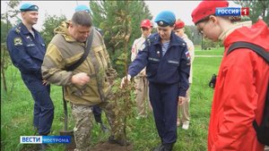 В Костроме заложили начало новой Аллеи памяти