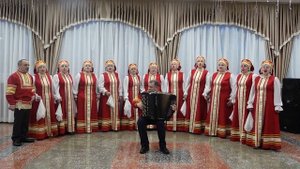 "Шли сыны на войну", исполняет самодеятельный народный хоровой коллектив "Ирменский хор"