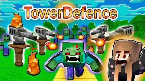 Защита башни В МАЙНКРАФТ ► TowerDefence: Breakthrough In Minecraft смотреть онлайн
