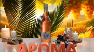 Elegant 3D Label Design for Aroma Cognac//Элегантный 3D дизайн этикетки для коньяка