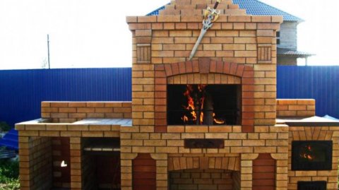 Мангал-печь