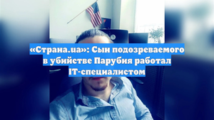 «Страна.ua»: Сын подозреваемого в убийстве Парубия работал IT-специалистом