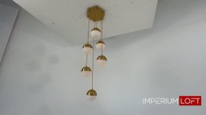 Светильник Italian Globe Cedar Moss Light 6