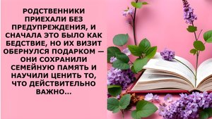 Истории из жизни РОДСТВЕННИКИ ПРИЕХАЛИ БЕЗ ПРЕДУПРЕЖДЕНИЯ Аудио рассказы, Жизненные истории слушать