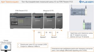 Тестируем быстродействие локальной шины ввода/вывода на ПЛК Flexem FC5