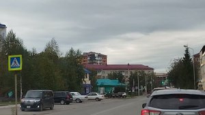 Едем по Горно Алтайску,  покажу кусочек города
2 сентября - холодно и сыро,брррр