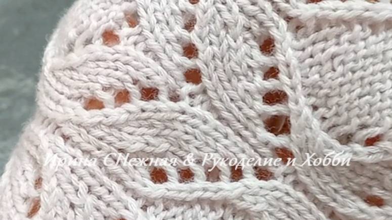 Утепляемся к осенне-зимнему сезону - Обзор классной и тёплой бобинной пряжи, обзор узора смотреть онлайн