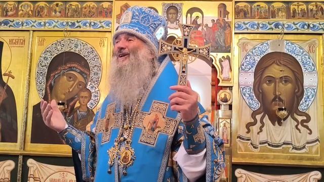 Проповедь митрополита Иоанна на праздник Нерукотворного образа Спасителя в Мироносицком монастыре смотреть онлайн