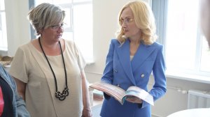 Ирина Яровая предложила педагогам школы № 40 ПКГО дать классам имена детей-героев ВОВ