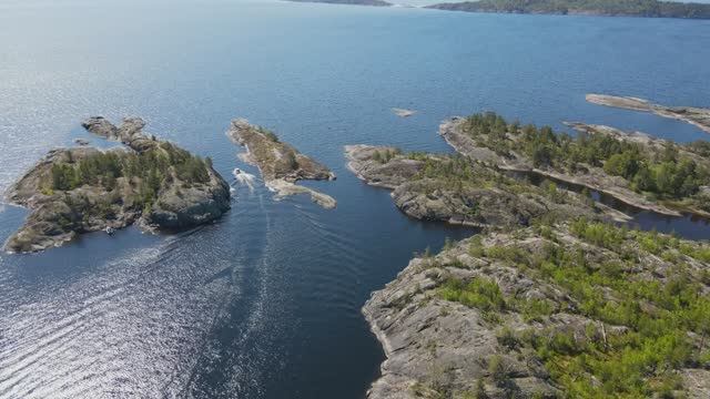 Природа Карелии, Ладожское озеро, Валаам. смотреть онлайн