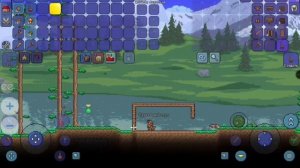 Первое видео играю в террарию