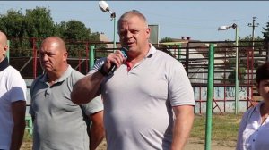 Открытие спорт площадки на стадионе Коммунальник