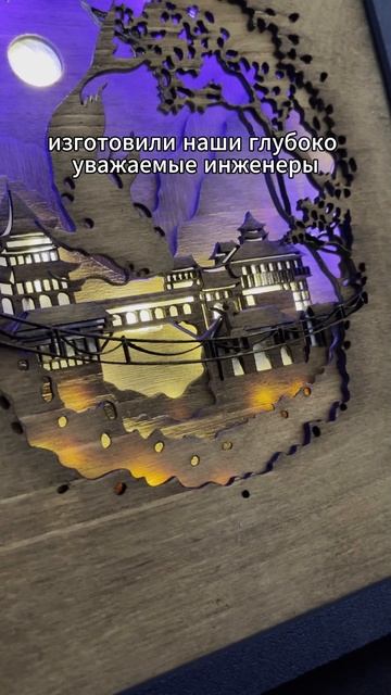 Сделали светильник-ночник на лазерном гравере Creality Falcon 2 Pro смотреть онлайн