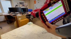 6. Запуск программы робота Borunte в автоматическом режиме