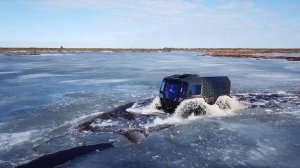 Апрельское межсезонье на вездеходах Архант N (Шерп N)_2025