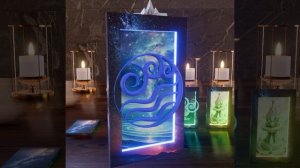 Card Game Concept - 3D Art (Fire, Water, Earth, Air & Magic) 3D (Огонь, Вода, Земля, Воздух и Магия)