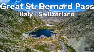 🚗 SmartTV 4К ➤ 🌄 Великий перевал Сен-Бернар! Живописная поездка по Альпам, Италии - Швейцария!
