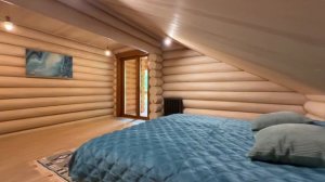 Шикарный бревенчатый дом на Новой Риге