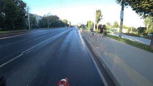 Jawetta sport - катаем по утреннему городу в последний день лета