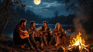 Талым снегом...