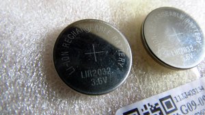 Перезаряжаемые батареи 2032.