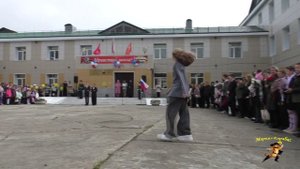 1 Сентября, линейка в школе 7