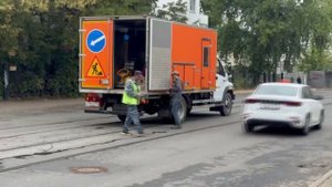 На улице Ильинской начался ремонт трамвайных путей