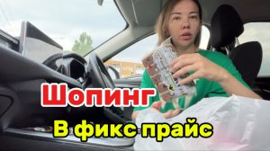 Влог/шопинг в фикс прайс/что купила