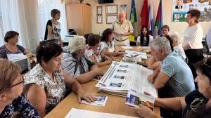 В районном совете ветеранов состоялось собрание председателей первичных организаций