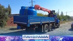 ⚡️ В горловском поселке «Кочегарка» появились новые большие емкости для воды