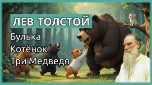 Лев Толстой - Сказки Для Детей: Булька, Котёнок, Три Медведя (Сказки Рассказы)