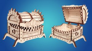 Сундук Мимик - Сборка модели