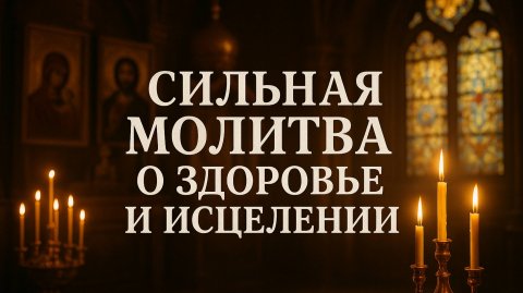 Сильная молитва о здоровье и исцелении