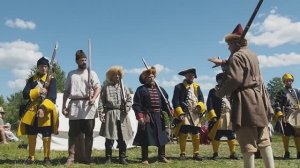 Строевые приемы Петровской эпохи (Исторический фестиваль "Сибирский огонь" - 2022).