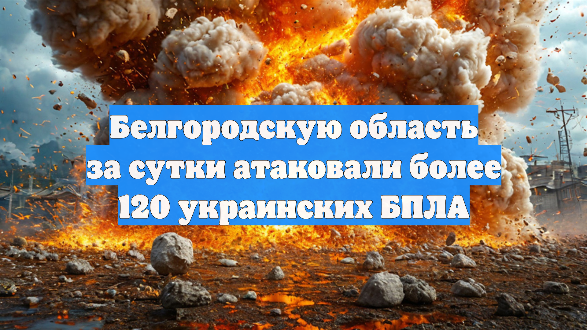 Белгородскую область за сутки атаковали более 120 украинских БПЛА