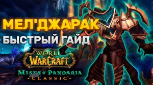 ГАЙД МЕЛДЖАРАК | ТАКТИКА МЕЛДЖАРАК | СЕРДЦЕ СТРАХА | MISTS OF PANDARIA CLASSIC