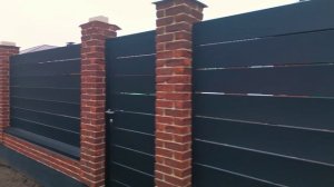 Объект с забором жалюзи "Derby MAX"