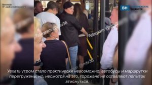 Воронежцы показали забитые до отказа автобусы и маршрутки