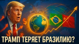 🌍🔥 БРАЗИЛИЯ ВЫБИРАЕТ КИТАЙ: Жесткий ответ на тарифы Трампа изменил расклад сил