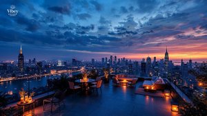 Crimson Sunset Lounge | Deep House & Evening Glow (2-Hour Mix)