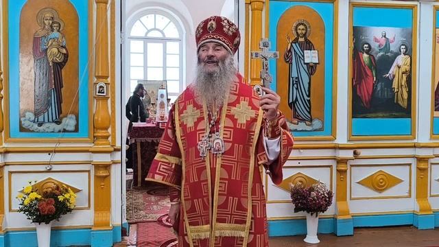 Слово митрополита Иоанна после литургии в храме в честь святых мучеников Флора и Лавра в с. Табашино смотреть онлайн