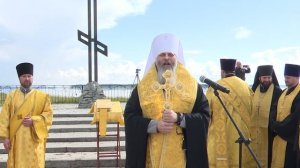 Молебен у Поклонного Креста  по  случаю 427-й годовщины  Ирменского сражения.