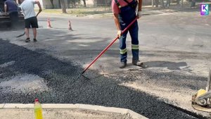 На улице Казакова завершаются работы по ремонту дороги