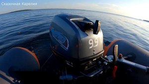 Рыбак в шоке! Рыбалка в Карелии мотор Mikatsu 9.9 такого не ожидал Лодка Stormline 360