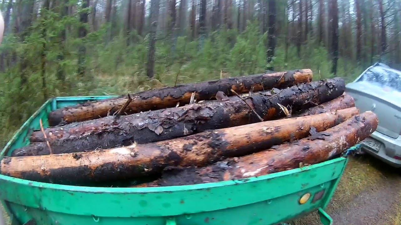 Собираю пилораму с ужд рельс. Съездил за валежником смотреть онлайн