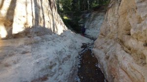 Малый Лужский каньон в Ленинградской области.