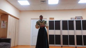 Солистка ансамбля народной песни «Эренер» Помникова Ангелина «Солома»