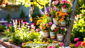 Цветы на участке и во дворе как красиво посадить фото идеи для вдохновения (38)